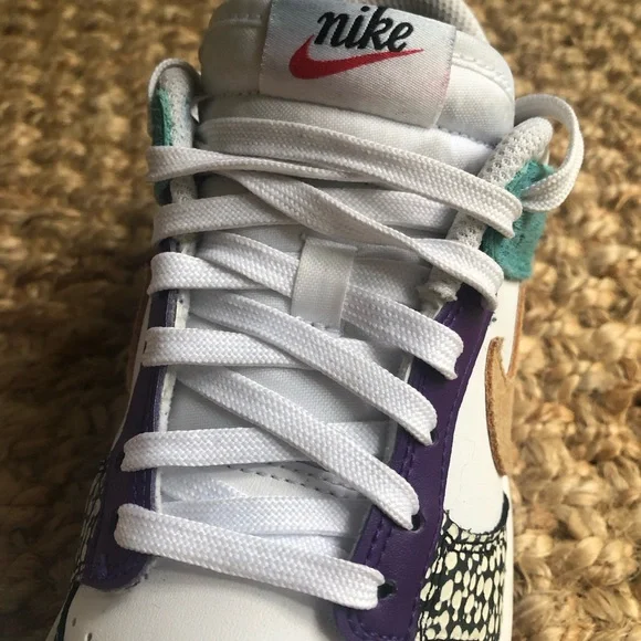 Nike Dunk Low Safari Mix. Size 6 - Picture 8 of 16